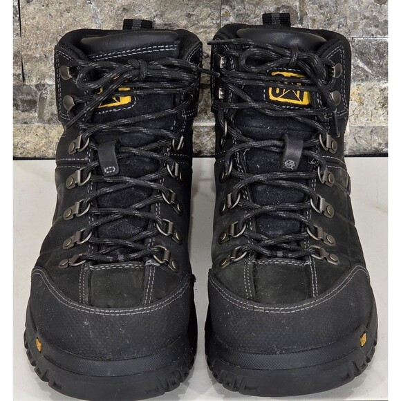 CAT Threshold Work Boots Waterproof Soft Toe Lace Up Black P74129 Men's 10.5 M - Picture 4 of 11